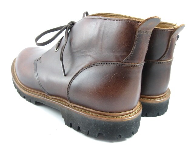 NEW Allen Edmonds “CHANDLER” LUG CHUKKA Boot 9.5 E(L) & 9.5 D(R) Brown(549N)