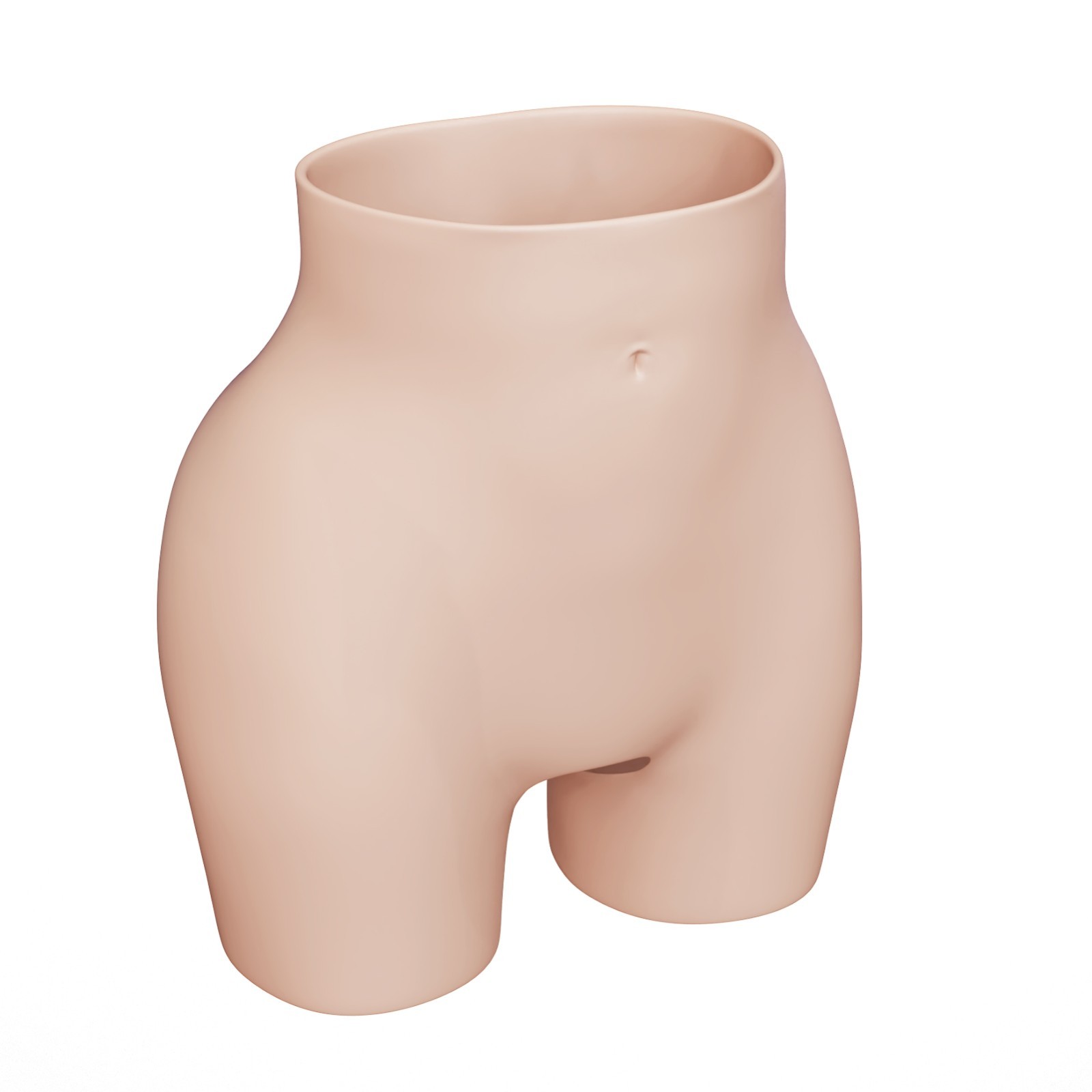Open Crotch Silicone Hip Pants Underwear Thick Buttocks Transgender Crossdresser