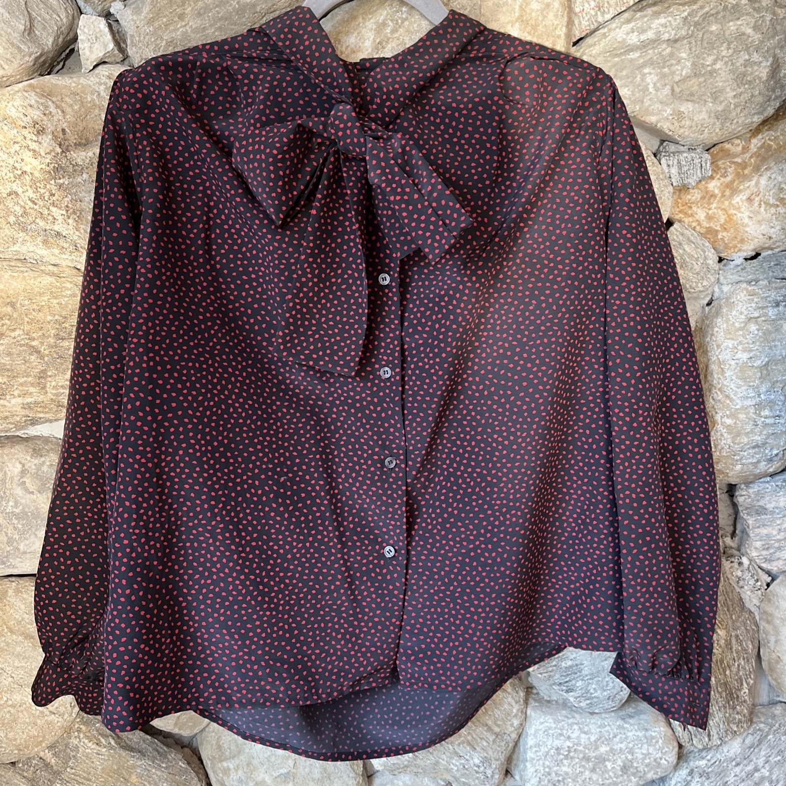 Castleberry Cranberry Red Black Knit Wool Blend Skirt Suit Set Jacket Top 3 Pcs