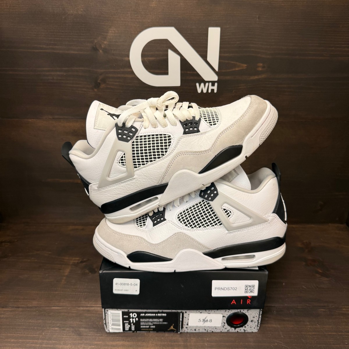 Jordan 4 Retro Military Black (Pre-Owned) – DH6927-111 Size 10 (Replacement Box)