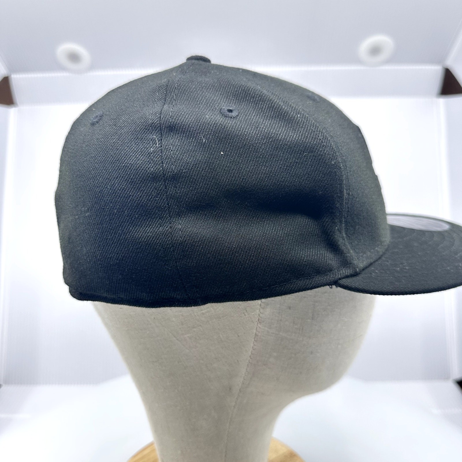 New Era Mens NBA Spurs Fitted Hat Embroidered Logo 59FIFTY Black Size 71/8