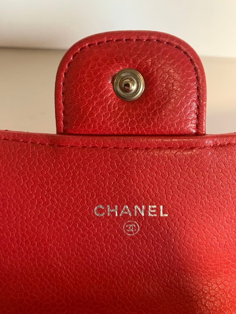 Chanel Pink Matelass Caviar Skin CHANEL Long Wallet