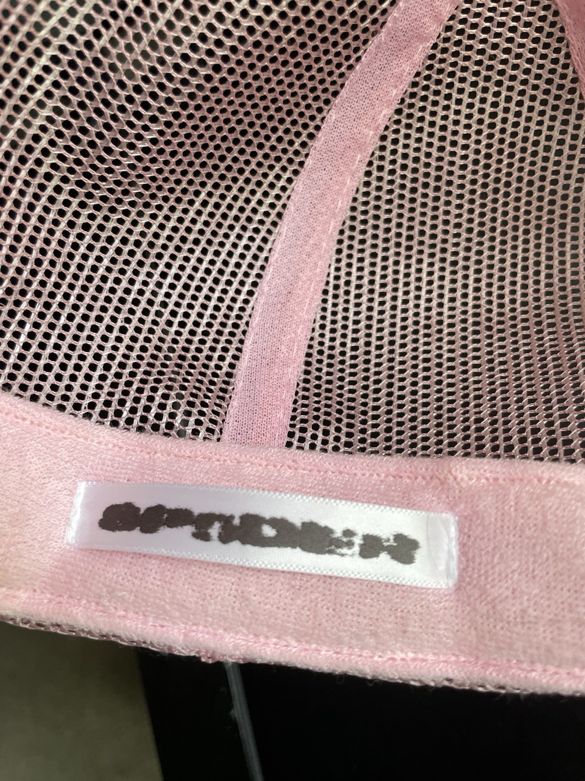 Spider Sp5der Young Thug Silk Web Bank Pink/White Trucker Hat Adjustable