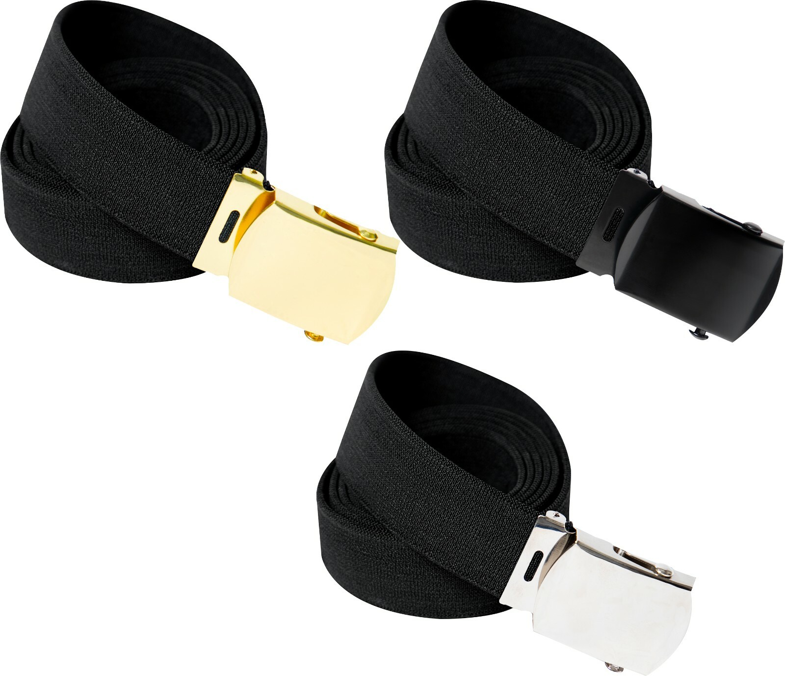 Elastic Stretch Web Belt 1.25″ Wide 54″ Long Uniform Military Army Tactical