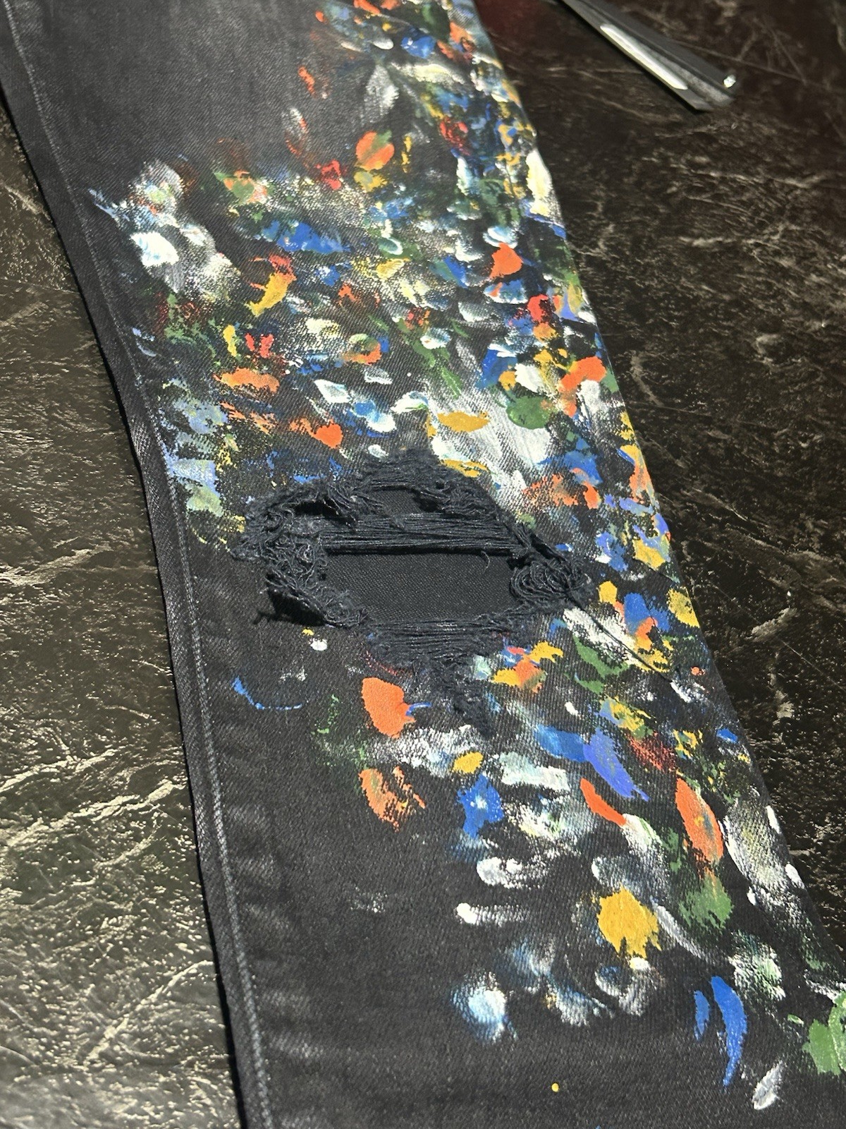 AMIRI Paint Splatter Jean Size 29 Brand New With Tags ! Ships Under 24 HRS!