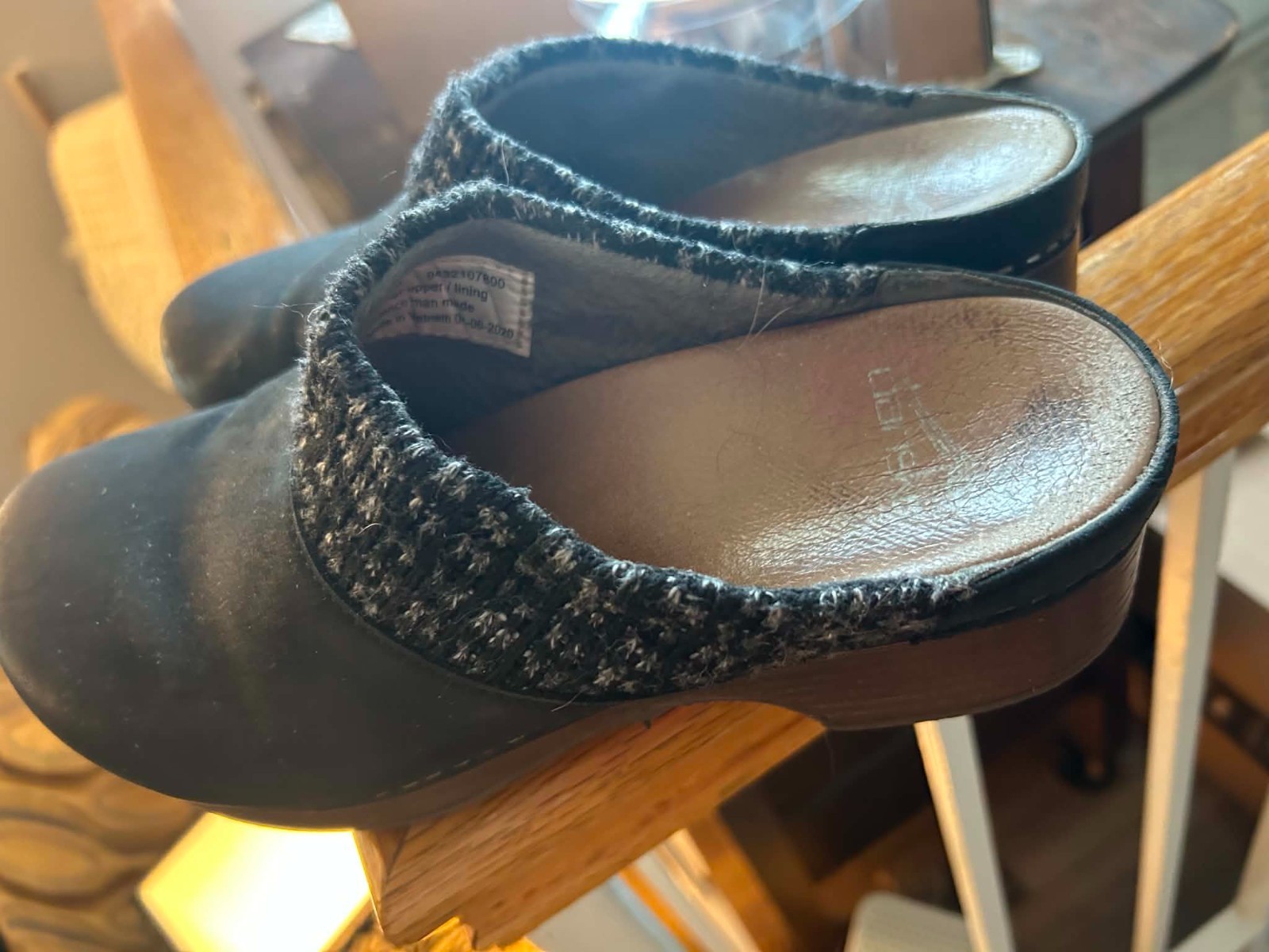 Dansko clogs, black