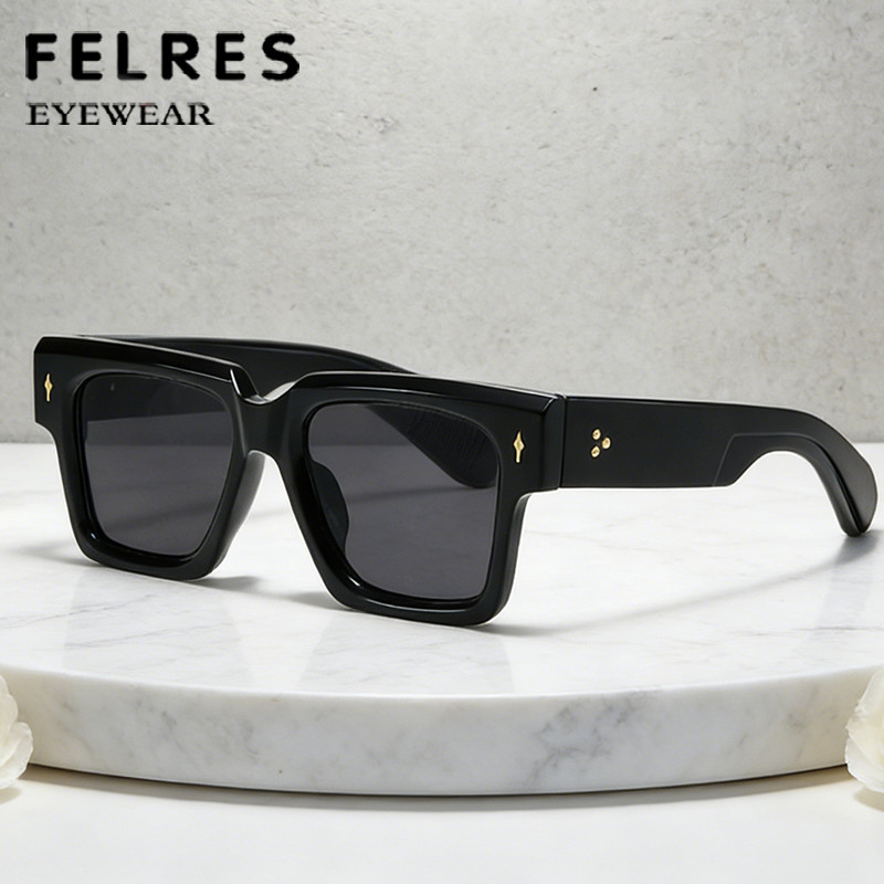 Square Tinted Reading Glasses Men Women Thick Frame Shade Eyeglasses Sunglasses