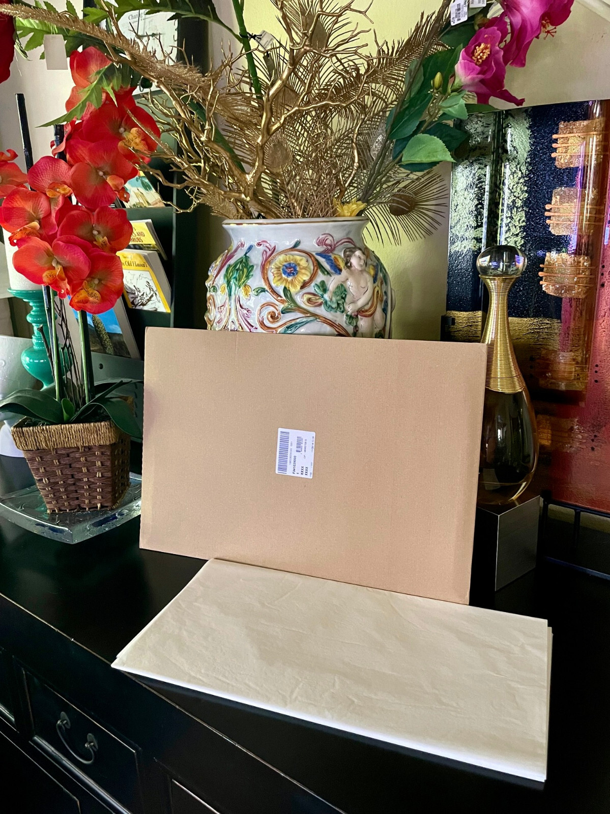 Christian Dior Authentic White blanc Tissue Paper 50 NEW Sheets 14″ x 21″