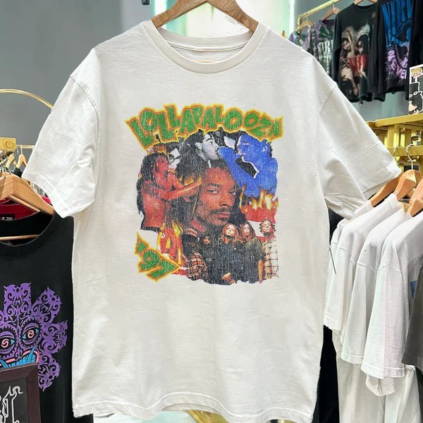 1997 Lollapalooza Aged T-Shirt White XL