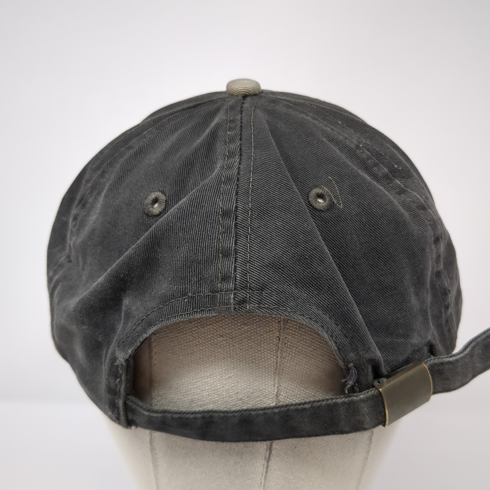 Life’s Too Short Fish Naked Slideback Baseball Cap Gray One Size Adjustable Otto