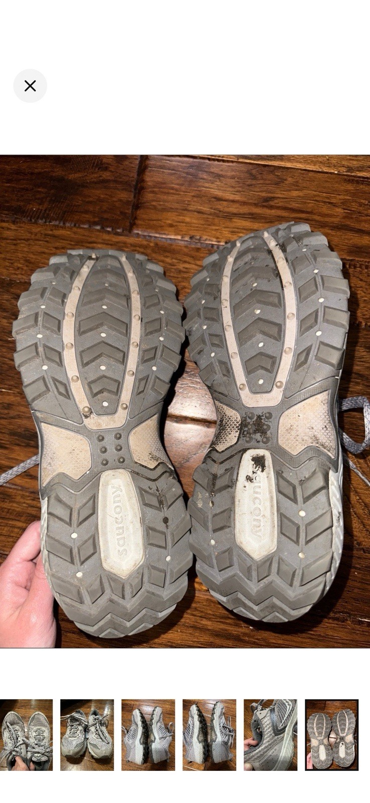 Saucony Women’s Excursion TR15 trail running shoes size 9W Gray