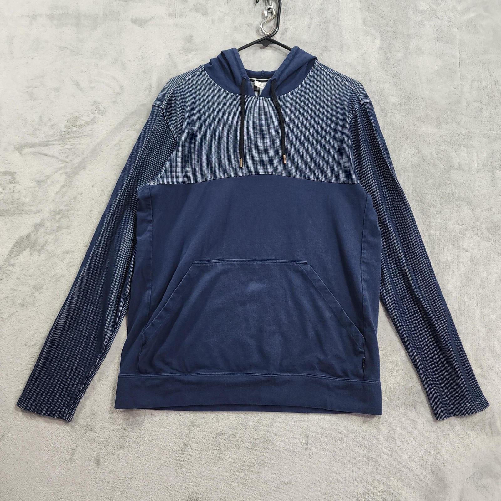 Hurley Dri-FIT Hoodie Mens M Navy Blue Santa Cruz Long-Sleeve Pullover Casual