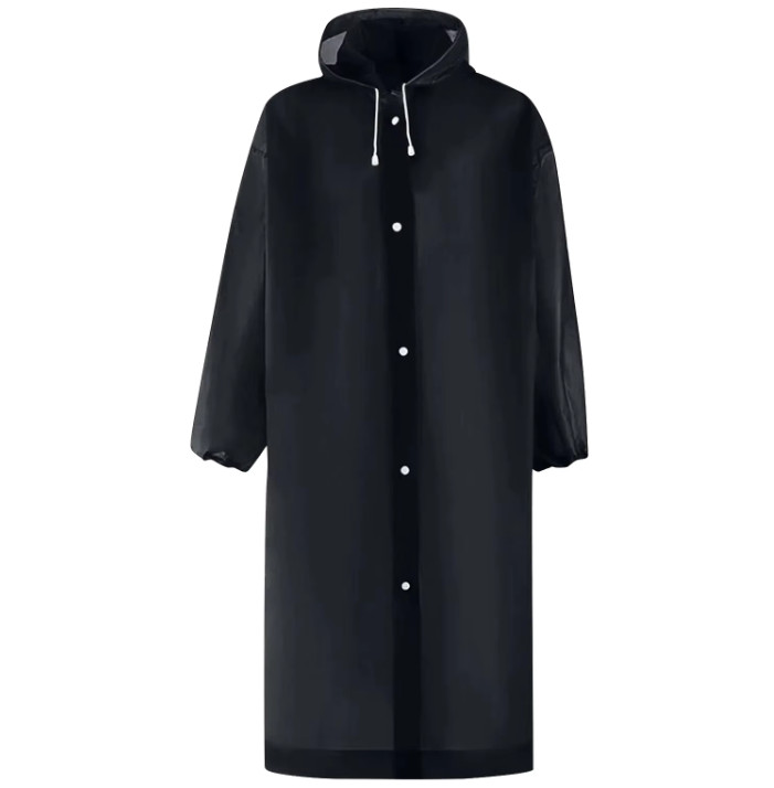 Men/Women Waterproof Long Raincoat Rain Coat Hooded Trench Jacket Outdoor Hiking