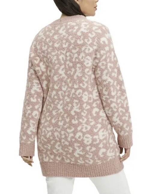 Authentic Super Soft Cozy UGG Joselyn Leopard Knit Cardigan Sweater New Size: XL