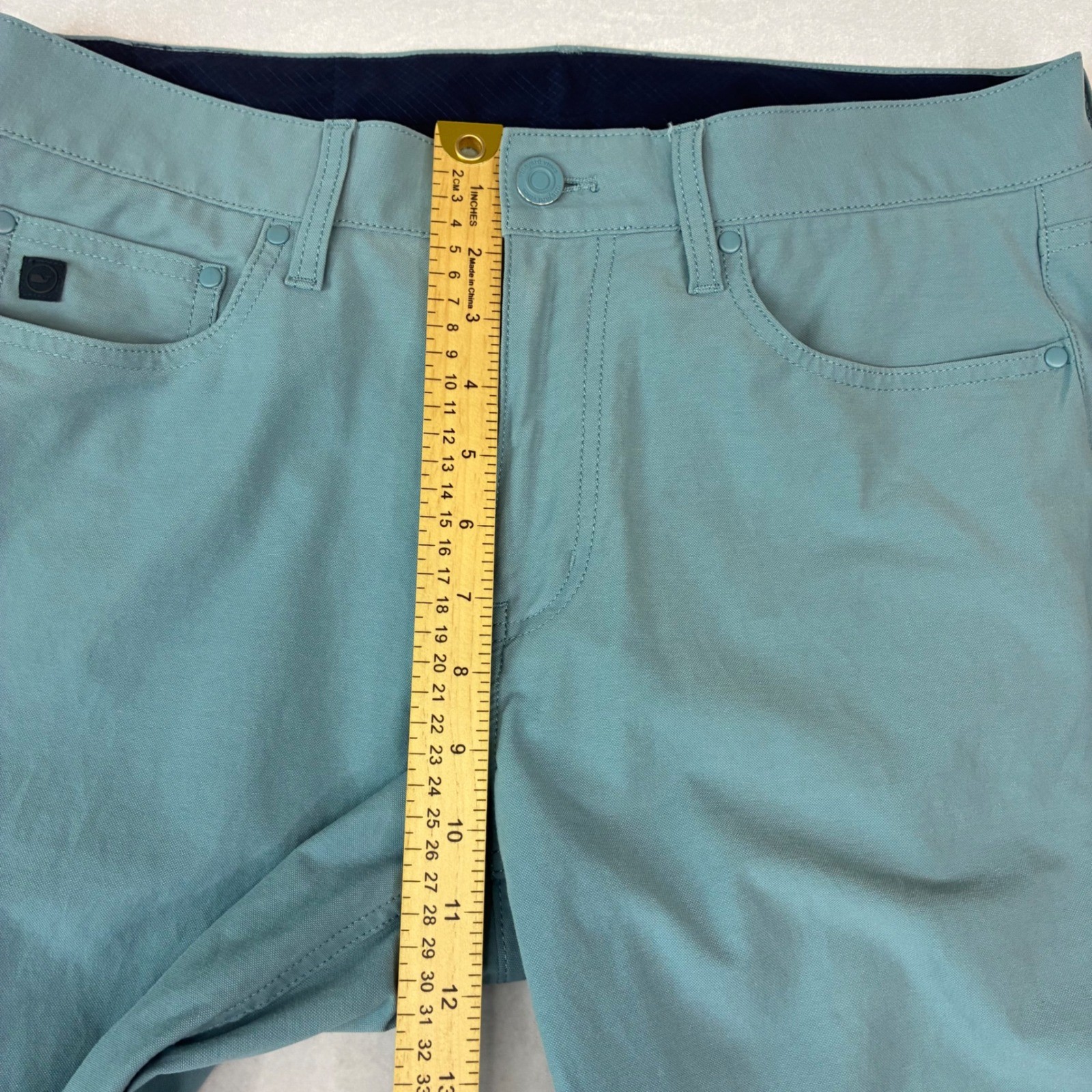 Vineyard Vines On-The-Go Pants Mens 32×30 Green OTG 5-Pocket Stretch Performance