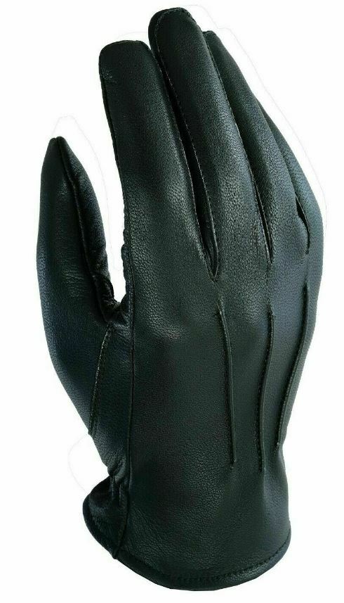 Unisex unlined Police Dressing Driving Fashion soft Sheep 100% Leather Gloves