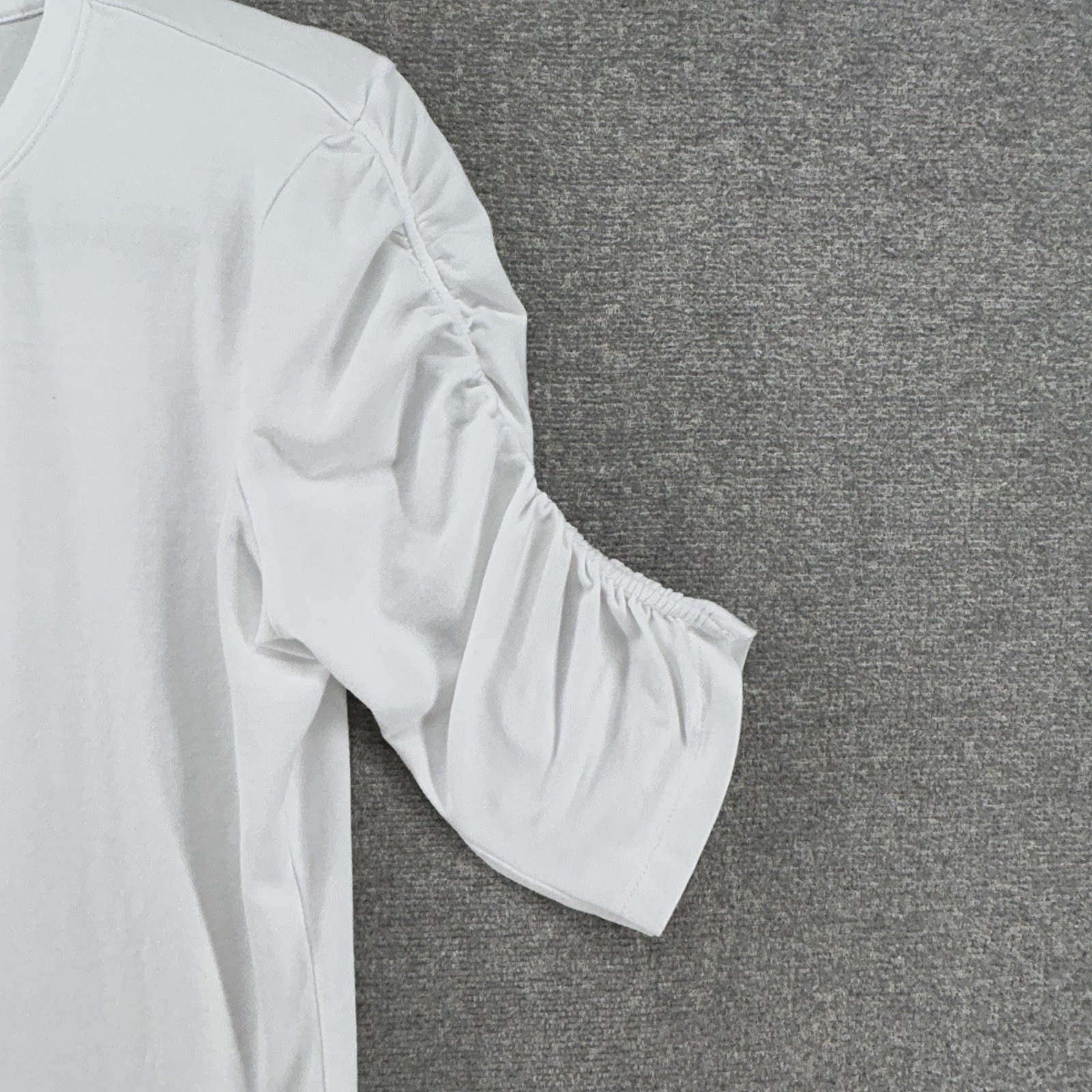 Anatomie Top Women Size Small White Casual Pima Cotton Summer