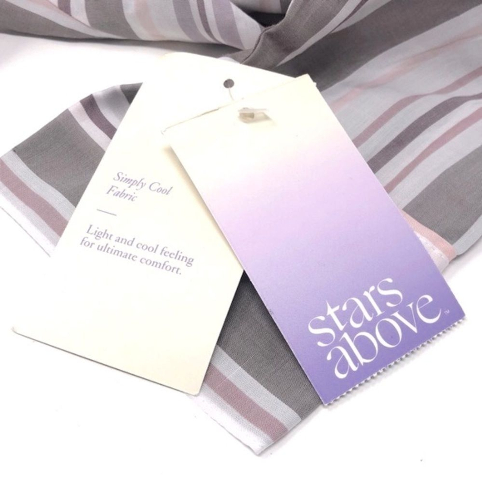 Stars Above Stripe Button Down Soft Stripe Shirt Size S NWT