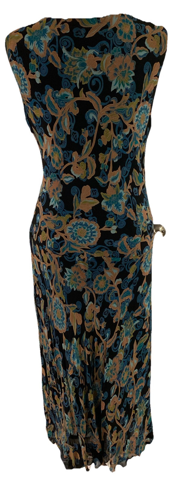 Style & Co Maxi Sleeveless Prairie Whimsical Size 12 Dress Floral Lined Fairy