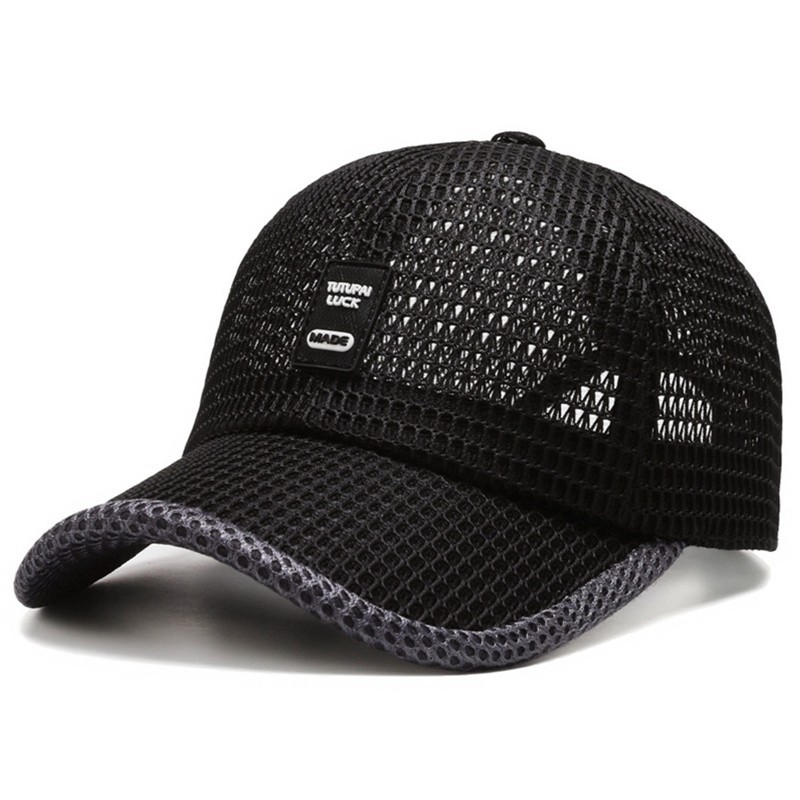 Men’s Breathable Mesh Baseball Cap Summer Outdoor Hat Trucker Cap Gym Fun Gift