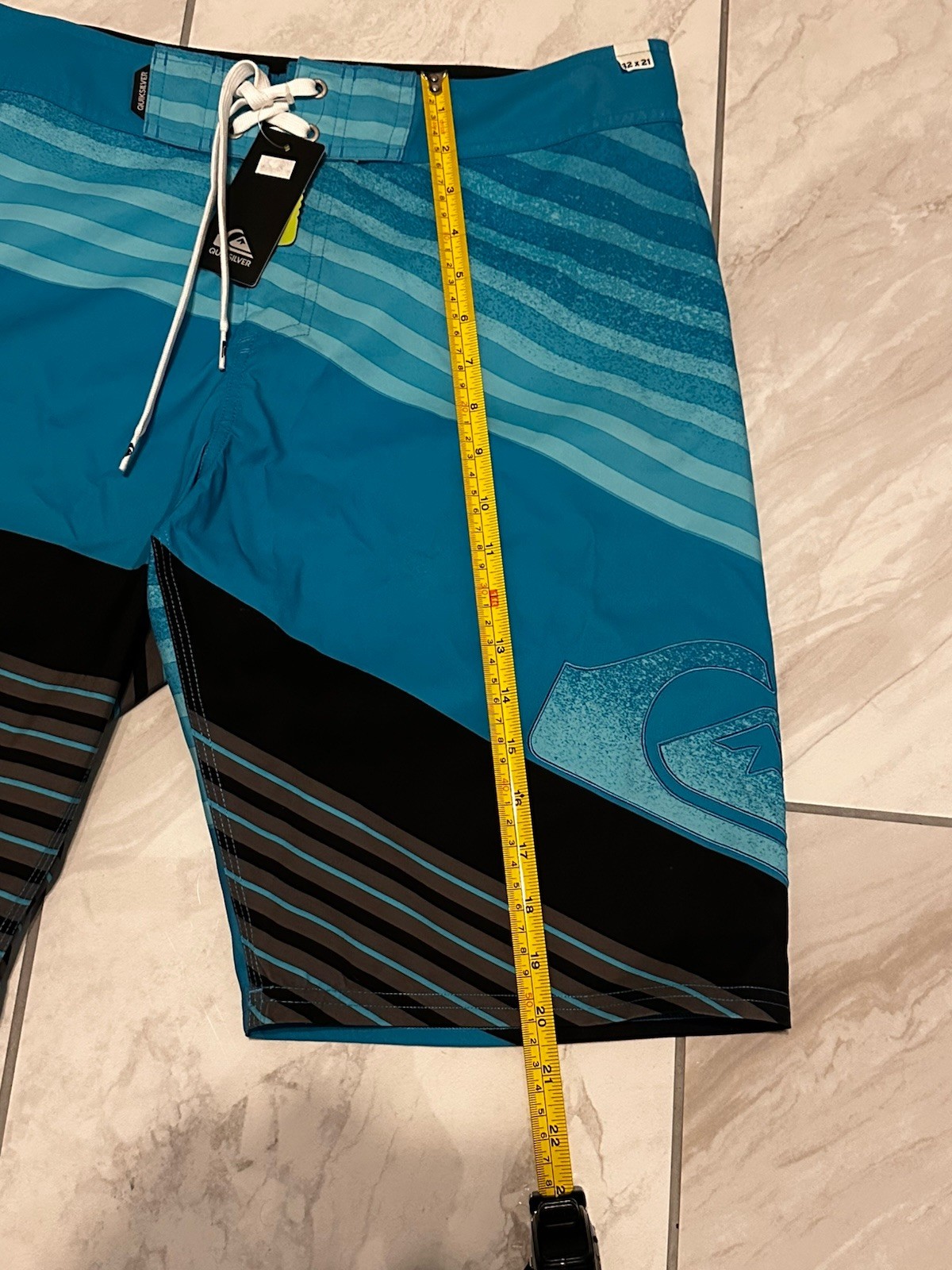 Quiksilver Highline Kaimana Boardshorts Men’s Size 32×21 – NWT