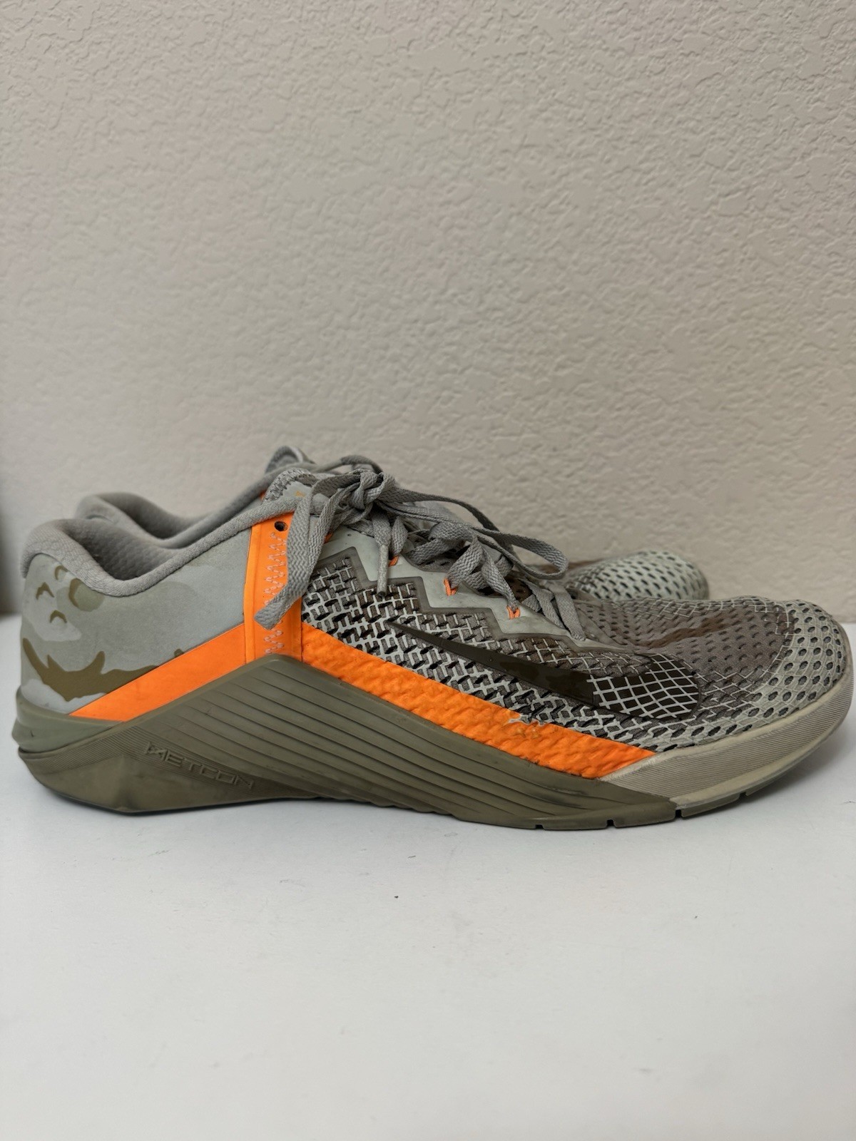 Nike Metcon 6 Cross Training Shoes Mens Size 12 Gray Casual Running Sneakers