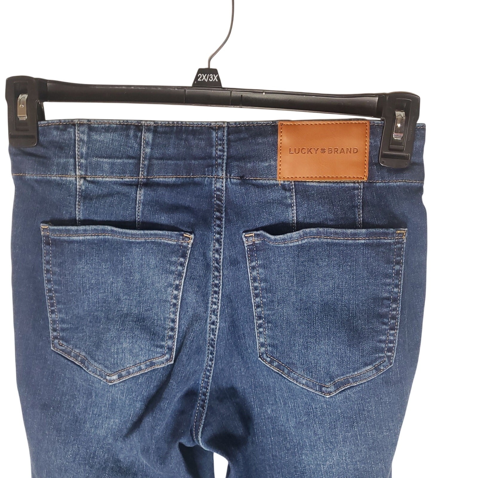 Lucky Brand Stevie High Rise Flare Jeans Women’s 4 (26×29) Y2K Dark Wash