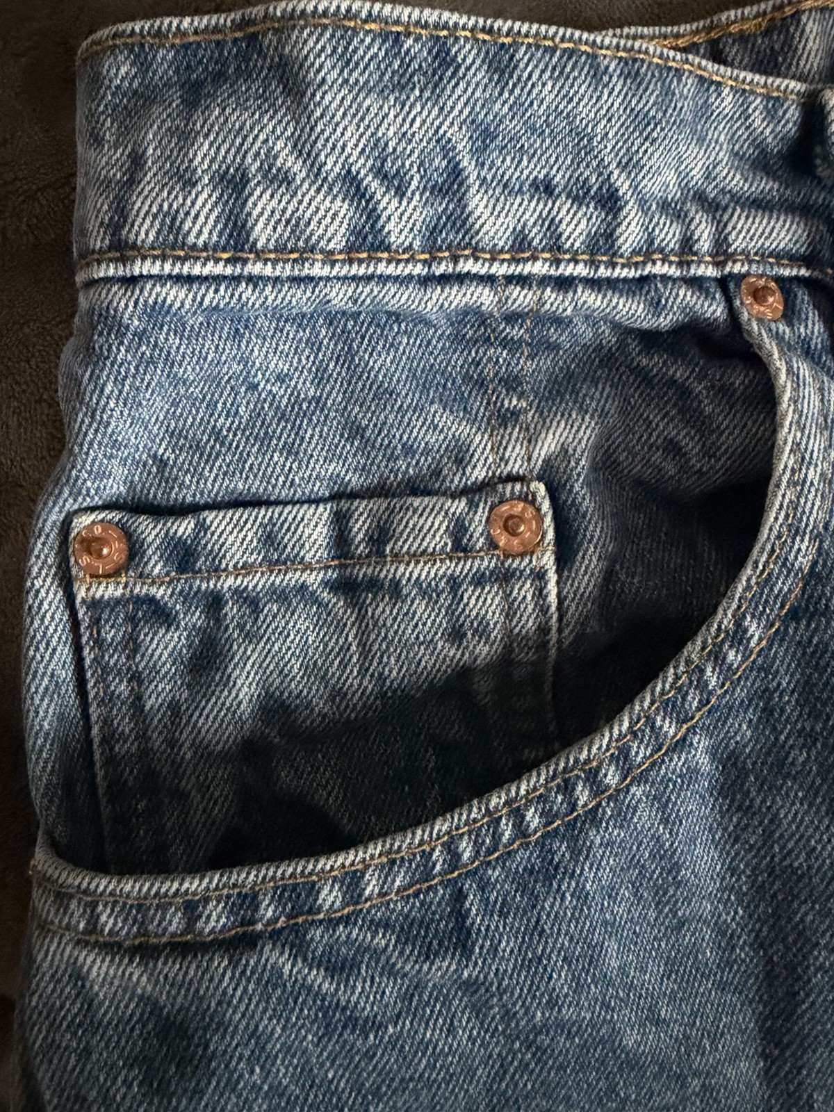 Vintage 1996 Levi’s 560 Loose Fit Tapered Leg Jeans USA Made 40×34 100% Cotton