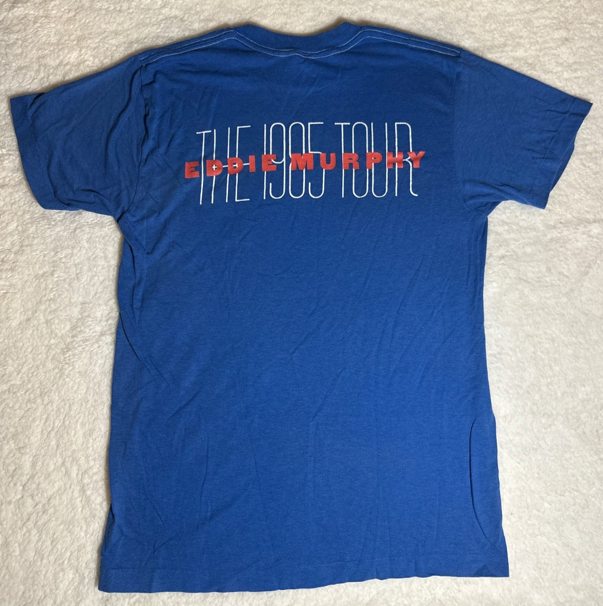 Vintage EDDIE MURPHY The 1985 Tour Ched By Anvil Large Single Stitch