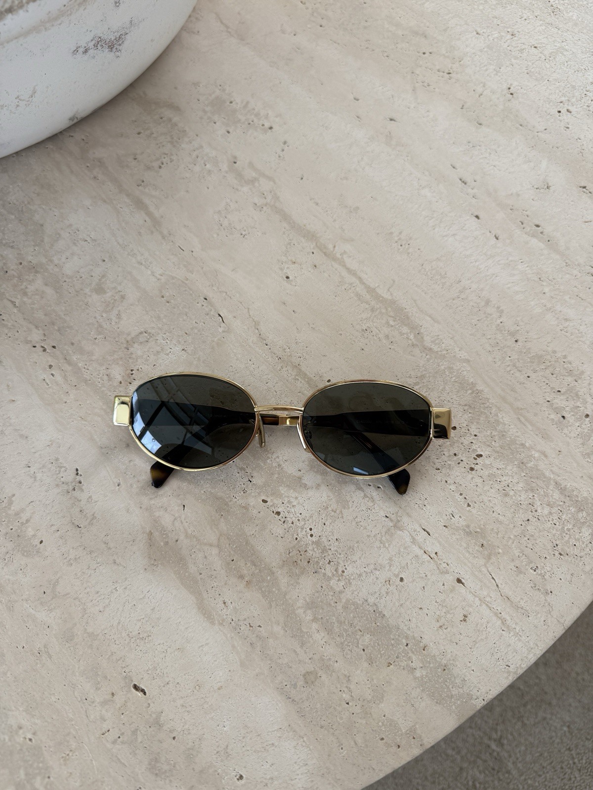 Celine Triomphe Sunglasses Gold