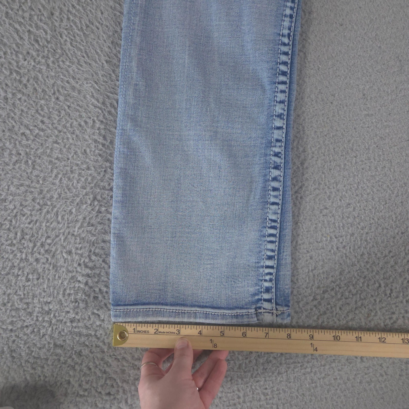 BKE Jeans Mens 29×32 Blue Aiden Boot Stretch Light Wash Repreve Denim Bootcut