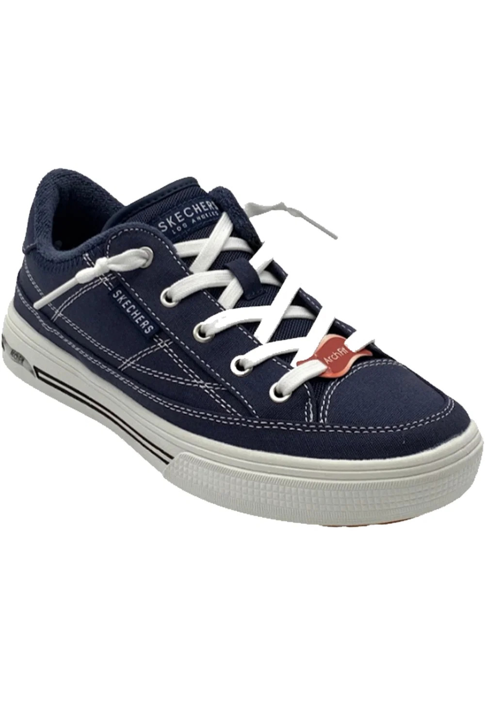 Skechers Arch Fit Washable Canvas Slip-On Arcade Navy