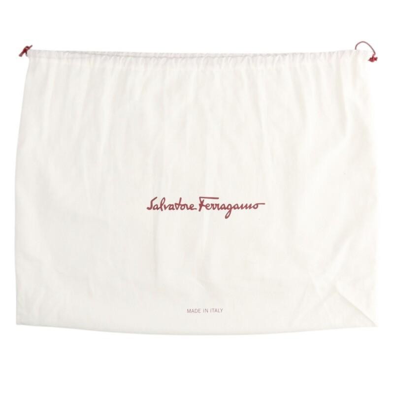 SALVATORE FERRAGAMO Bag: STUDIO Large Light Blue W48H34D17cm w/dust bag;
