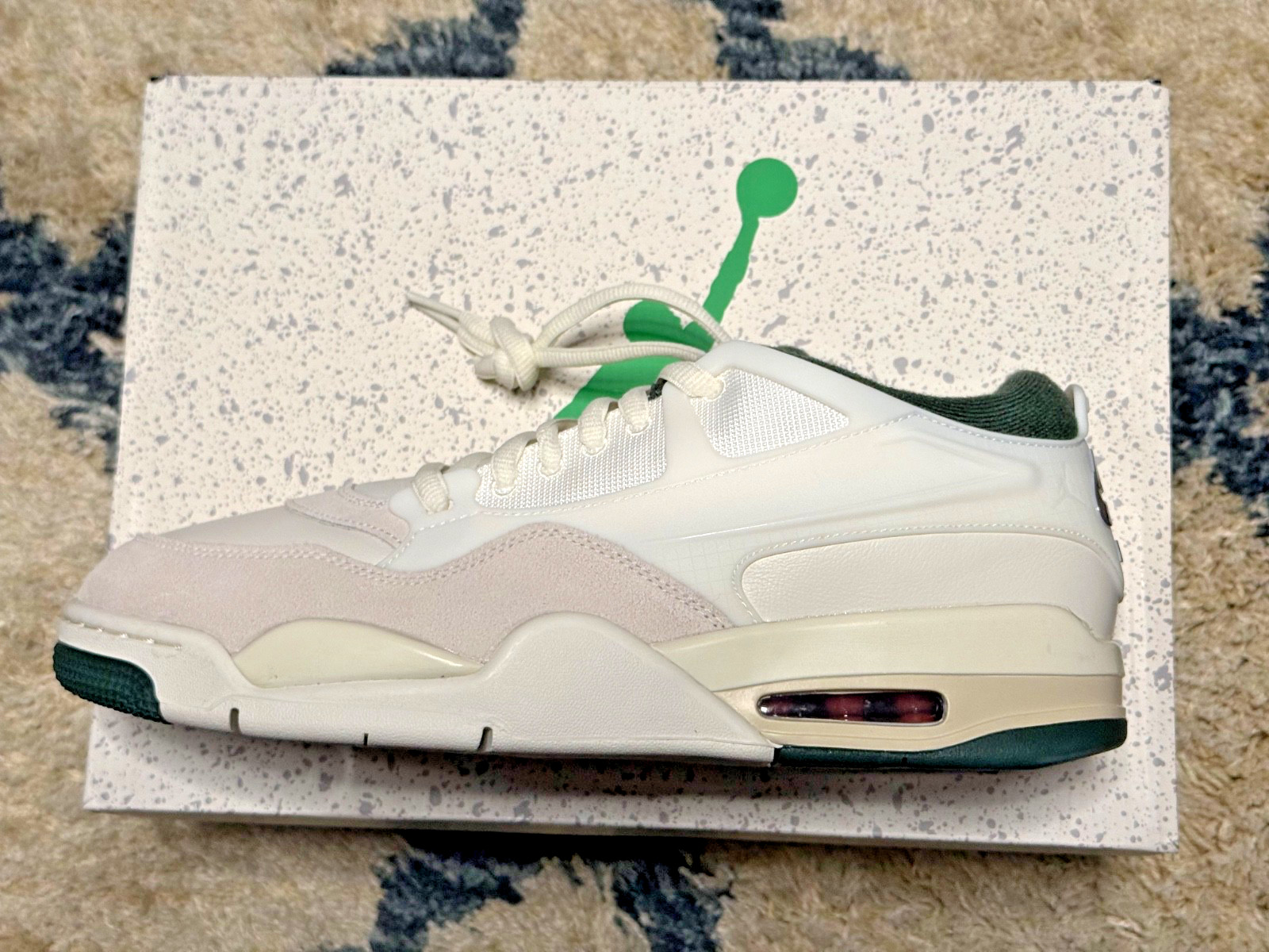 Size 13 – Air Jordan 4 RM Sail/Light Cream/Midnight Green/Dark Raisin FQ7939-105