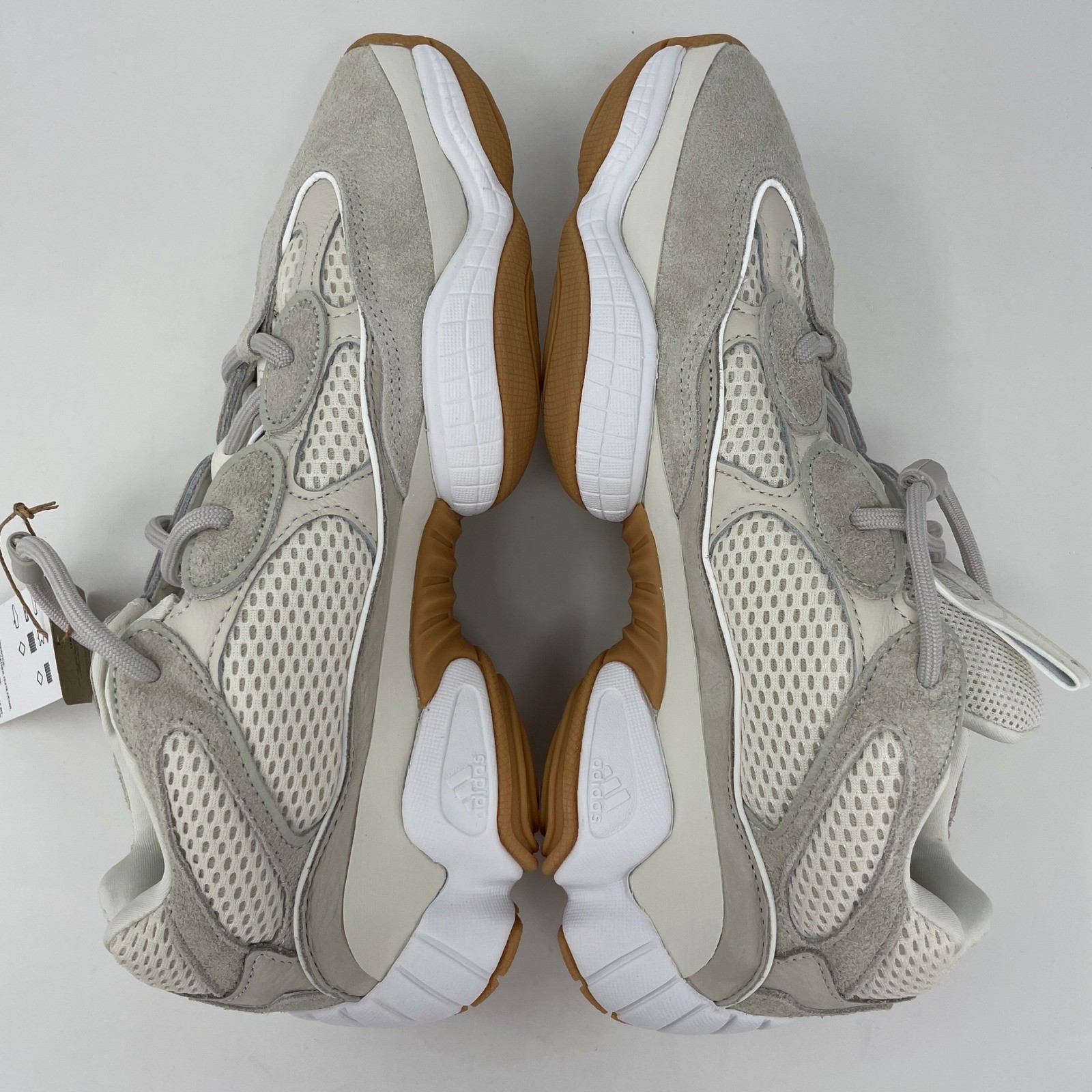 Adidas Yeezy 500 Stone Taupe Mens Sneakers ID1600 Grey Gum Sole Size 10.5 NIB