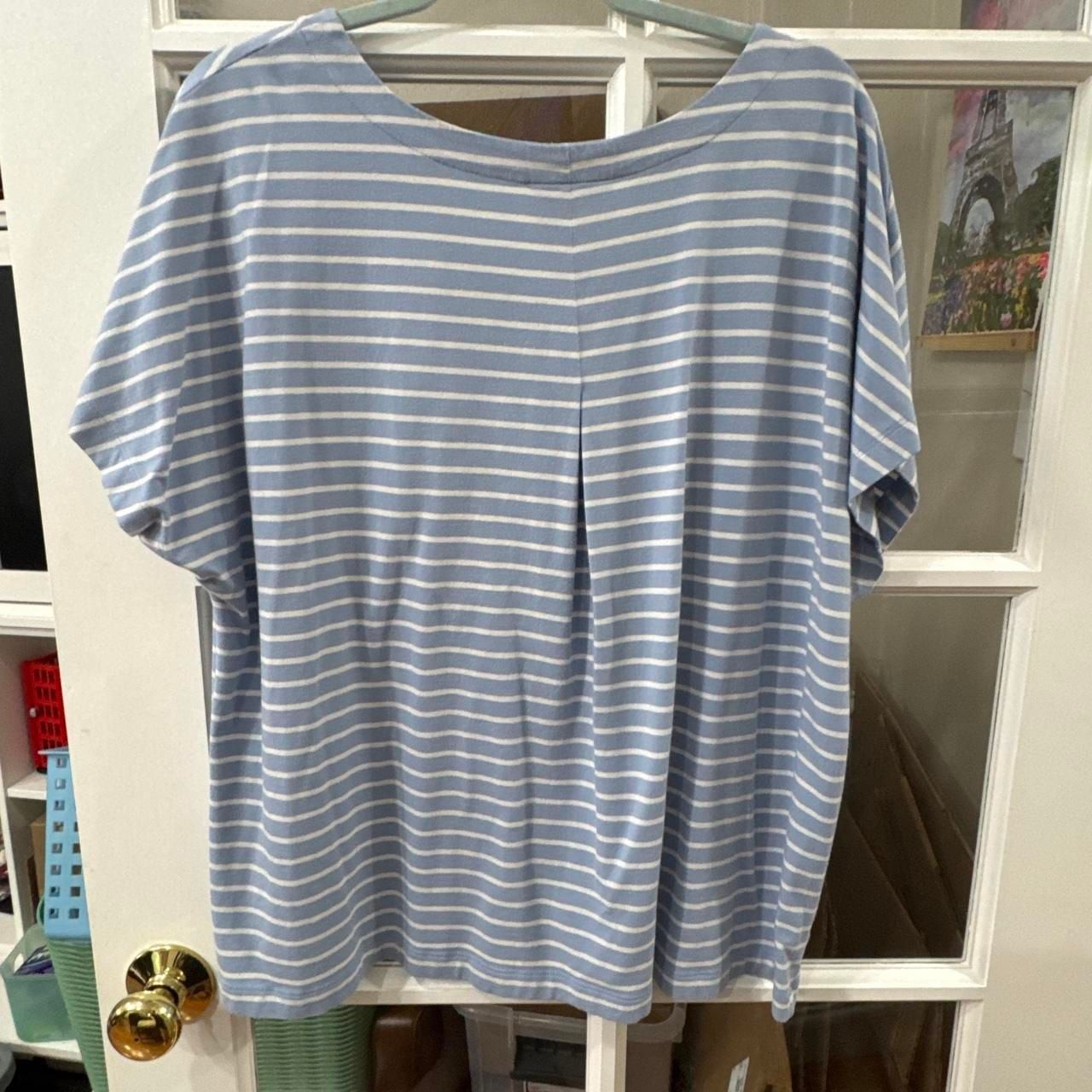 J. Jill Luxe Supima Pleat-Back Tee