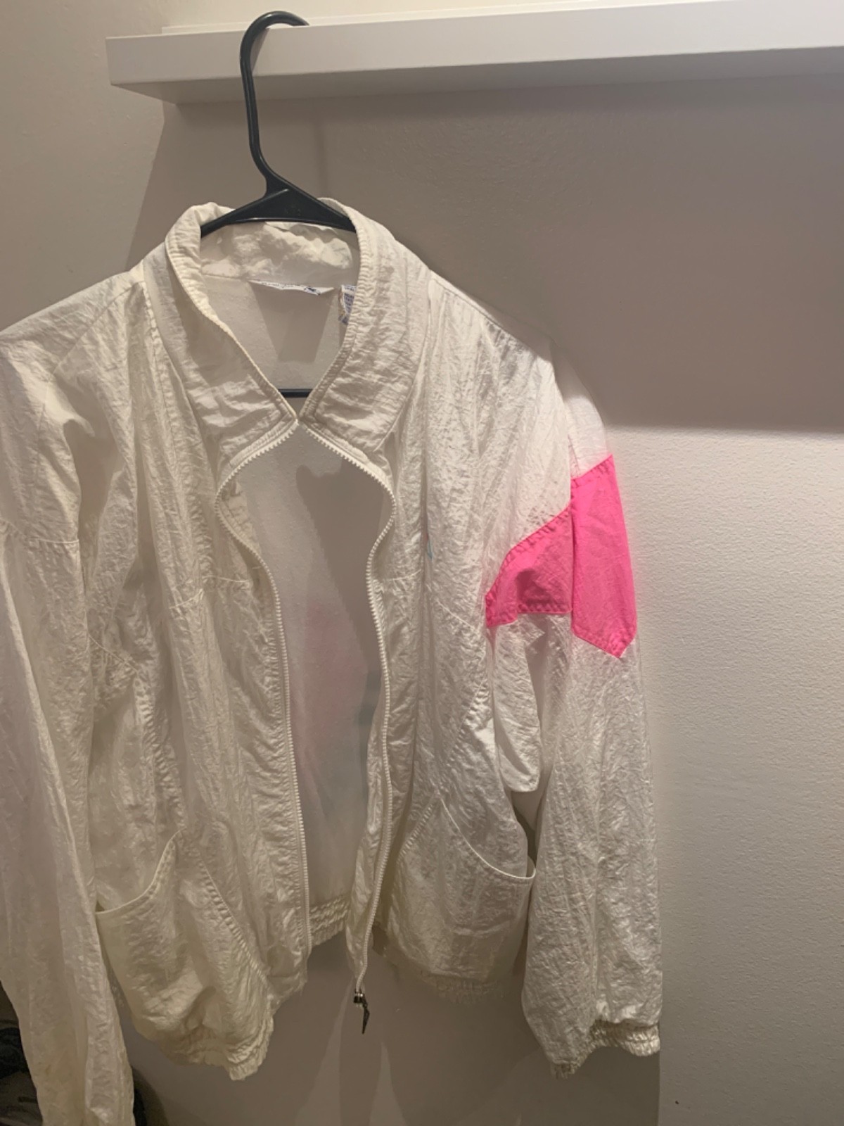 Vintage 90s Le Coq Sportif Geometric Colorblock Windbreaker Jacket Size L