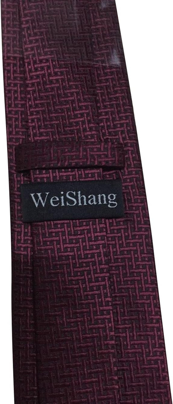 WeiShang 6 Classic Men’s Silk Neckties Woven JACQUARD Assorted Colors/Patterns