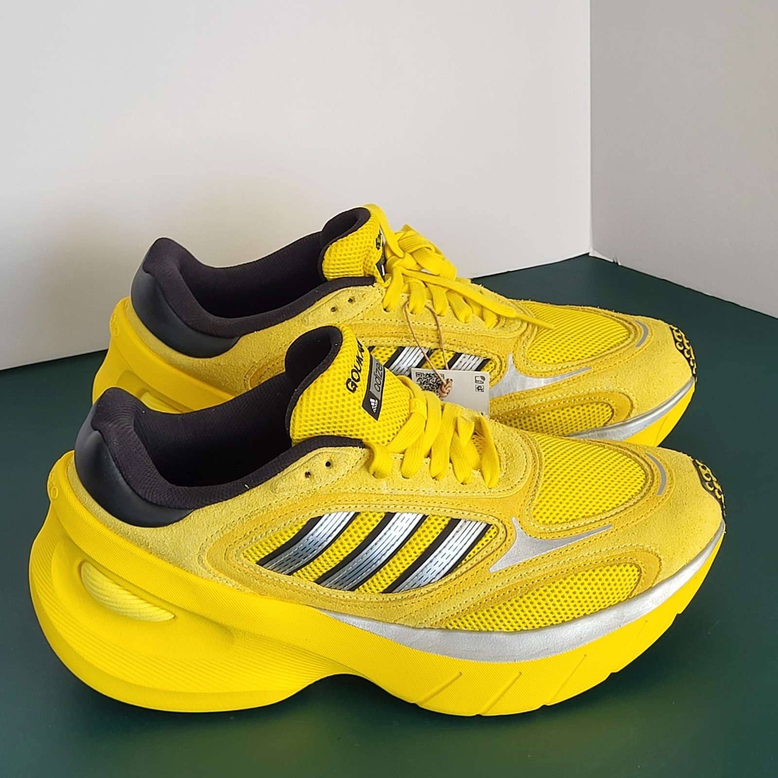 Adidas AdiZero Goukana (Yellow/Light Yellow) Men’s Sz 9.5 Running Shoes JP7177
