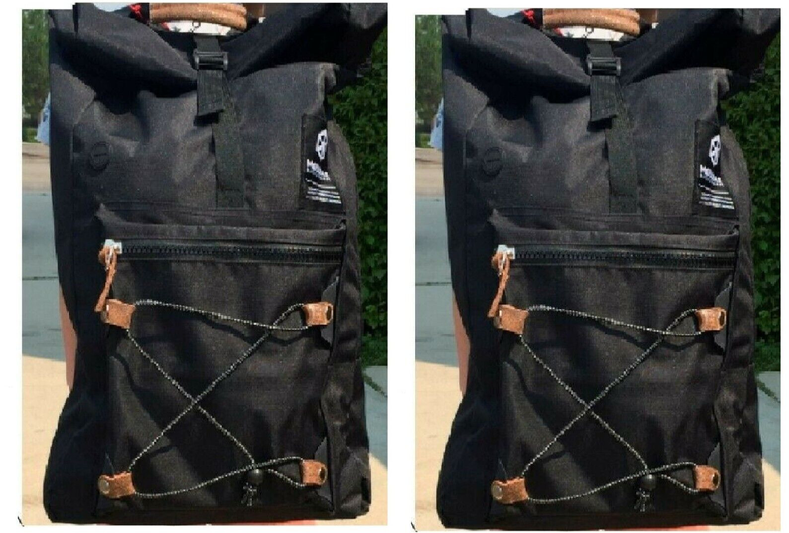 LOT 2 BACKPACK COLOR BLACK 21″ BAG school,travel camping Backpack OUTDOOR NWT