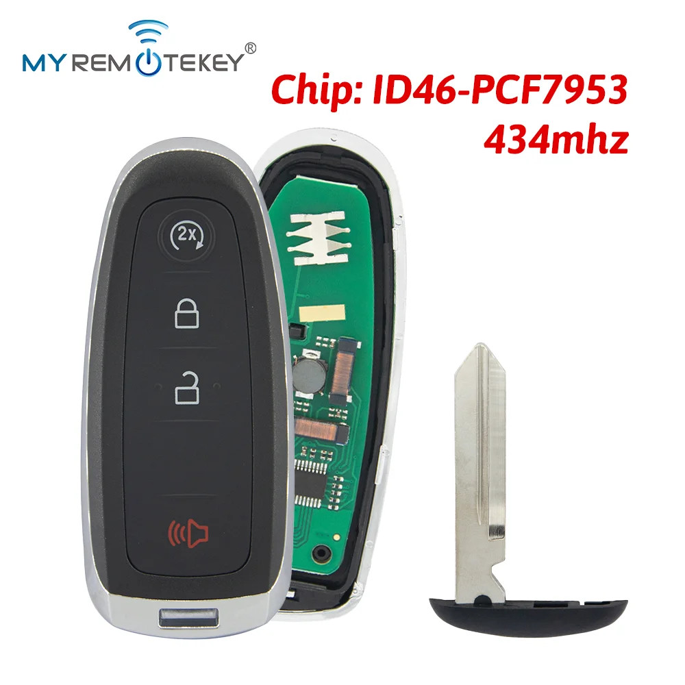 Smart key 315/434mhz ID46-PCF7953 4D63/4D83 chip for Ford Edge Explorer Flex
