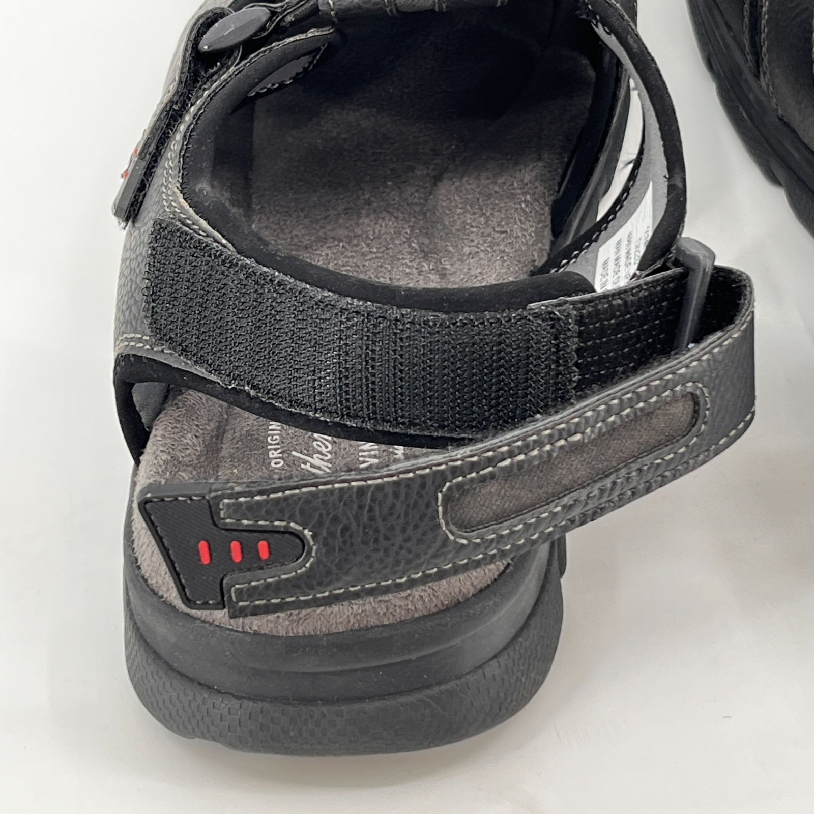 Weatherproof Vintage Caleb Fisherman Sandals Black Size 13 Synthetic EVA Sole