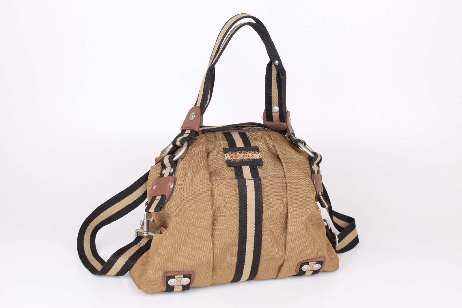 George Gina & Lucy “Giant Monaco” Bronze Shoulder Bag 35x26cm (Make Offer)