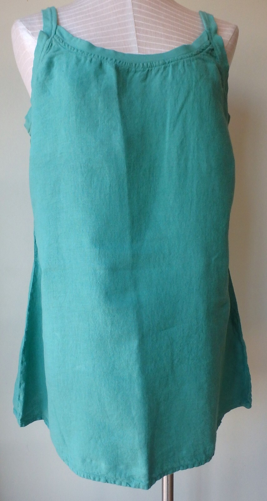 FLAX Designs LINEN TANK M & L NWT Upward Tank SPEARMINT
