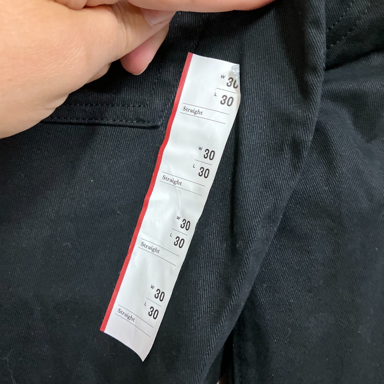Goodfellow & Co 5-Pocket Pants Men’s Black Fly Button & Zipper Straight Fit