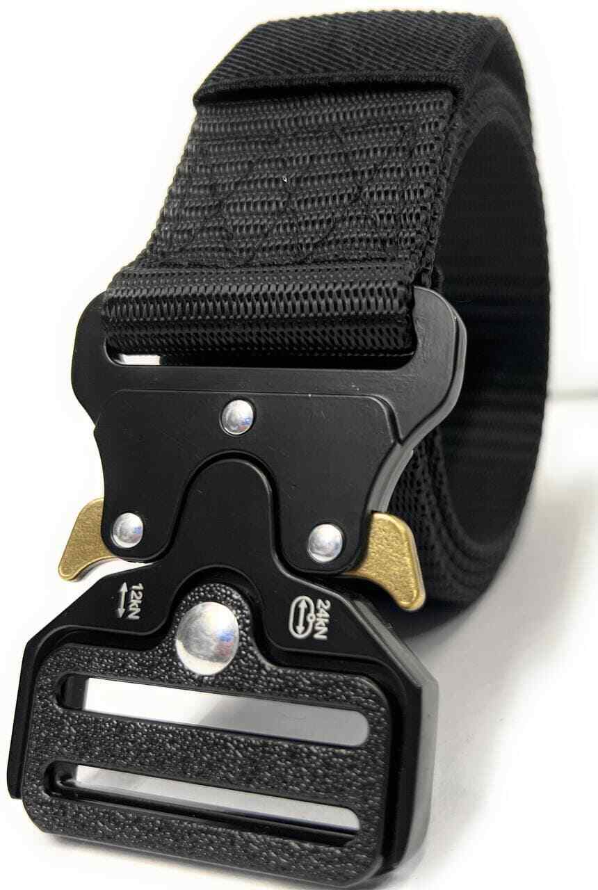 Men Women Seat Belt Security Canvas Nylon Click Fabric Military Web Belt