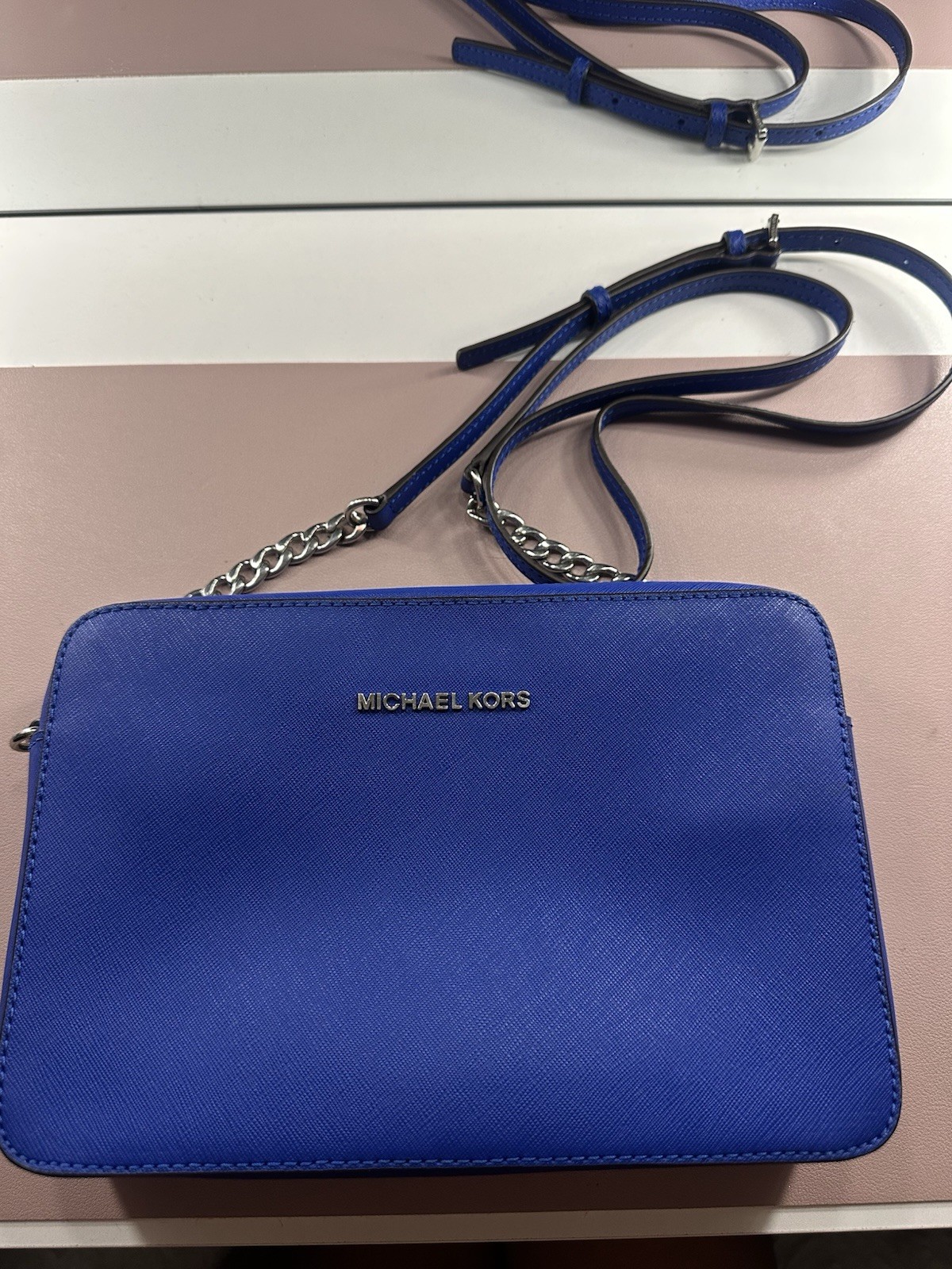 Michael Kors Blue Small Crossbody Bag