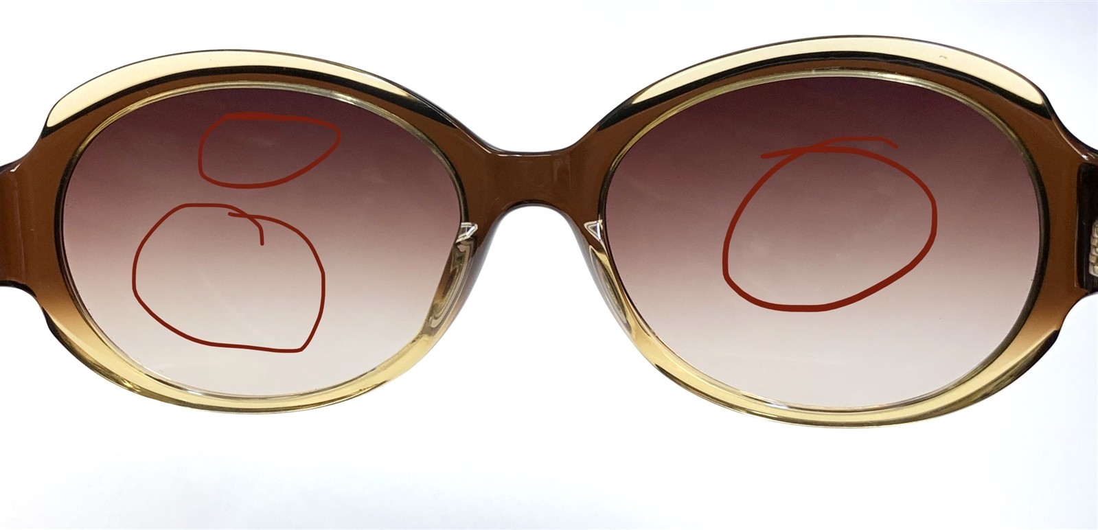 Oliver Peoples Merce DEB Sunglasses Crystal Light Brown Dark Brown Gradient