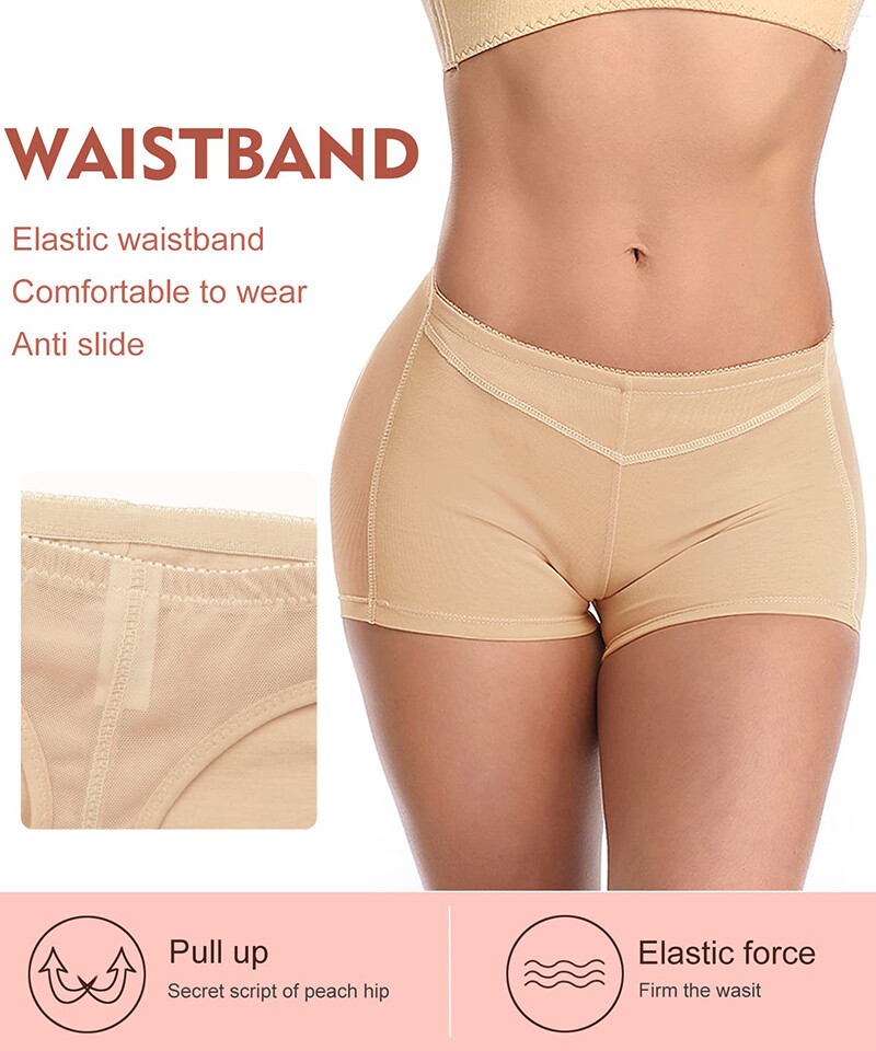 Hip Up Enhancer Panties Shapewear Women Butt Lifting Underpants Invisible Briefs