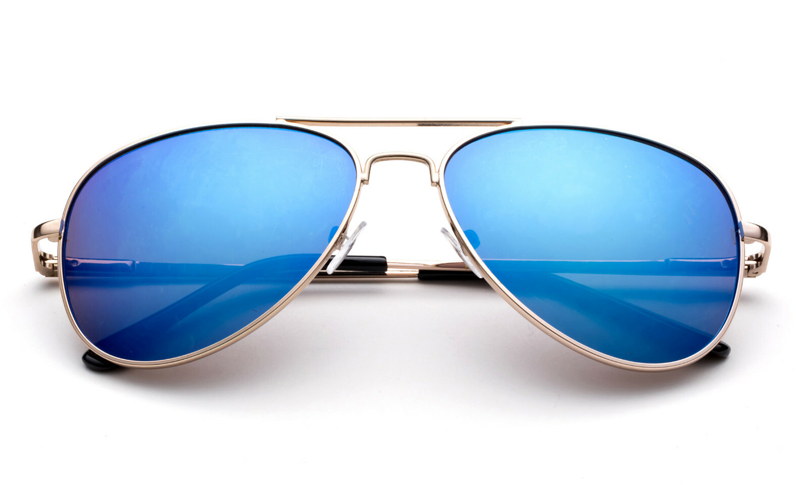 Boys Girls Aviator Sunglasses Stainless Steel Kids Spring Hinge Colorful Lens